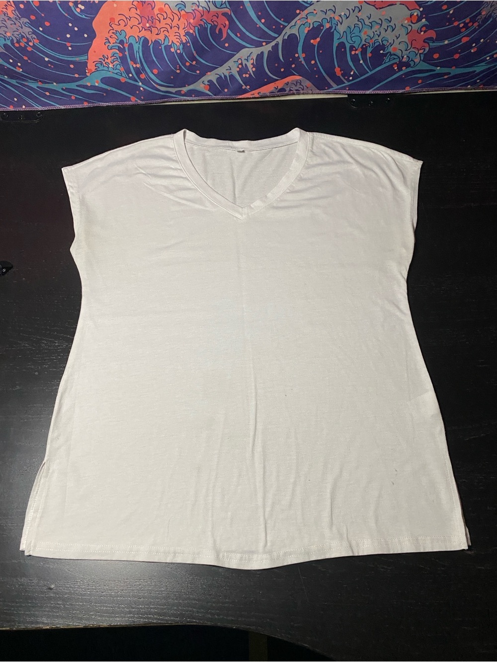 Classic V-Neck Women's Top - White